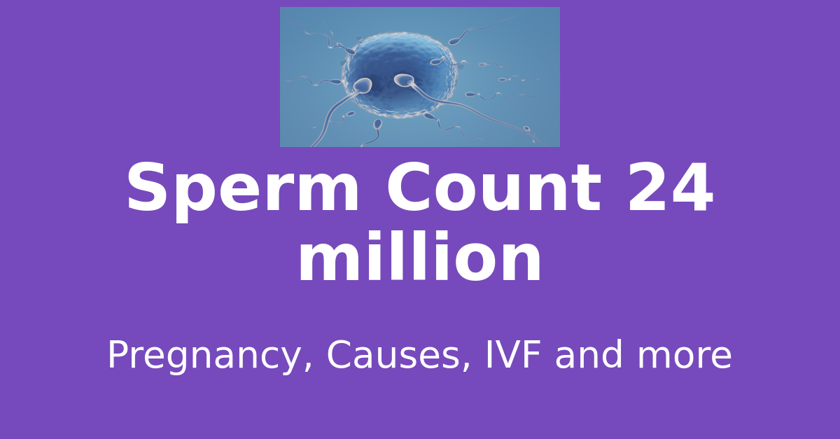 Sperm Count 24 million : Is it enough for pregnancy