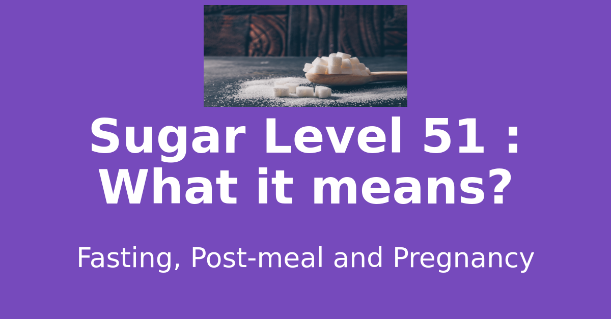 Blood Sugar 51 mg/dl: Implications during Fasting, Post-Meal, and Pregnancy Stages