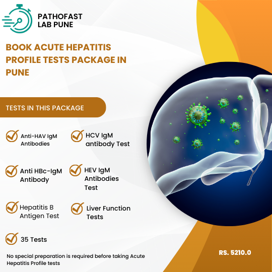 Book Acute Hepatitis Profile in Pune Now.