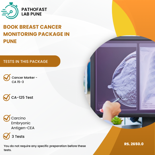 Book Breast Cancer Monitoring Package in Pune Now.