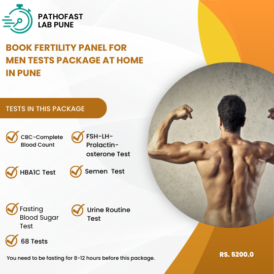 Book Fertility Panel for Men in Pune Now.