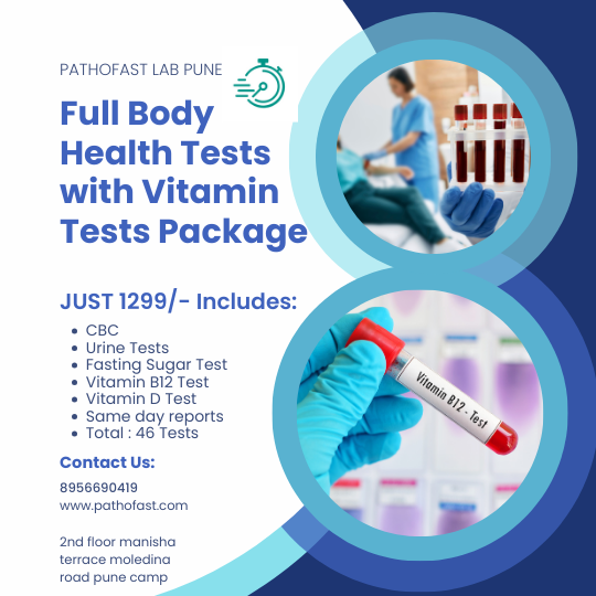 Vitamins Plus Health Checkup Package
