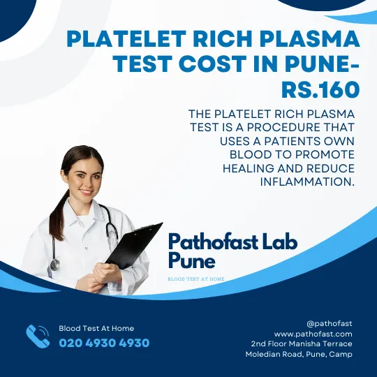 Platelet Rich Plasma Test Cost in Pune
