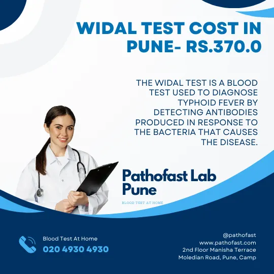 Widal  Test Cost in Pune