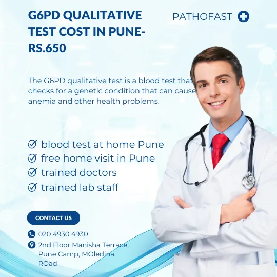 G6PD Qualitative Test Cost in Pune