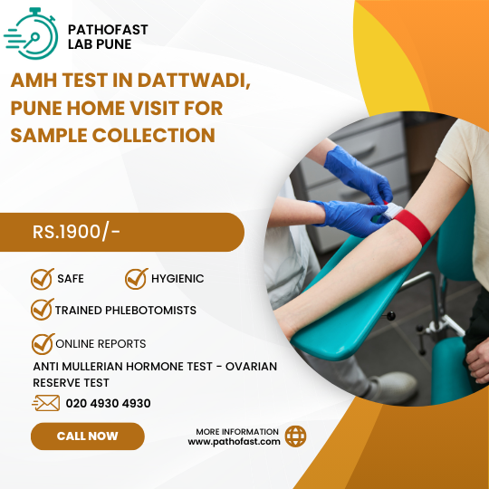 AMH test in Dattwadi home sample collection Anti mullerian hormone