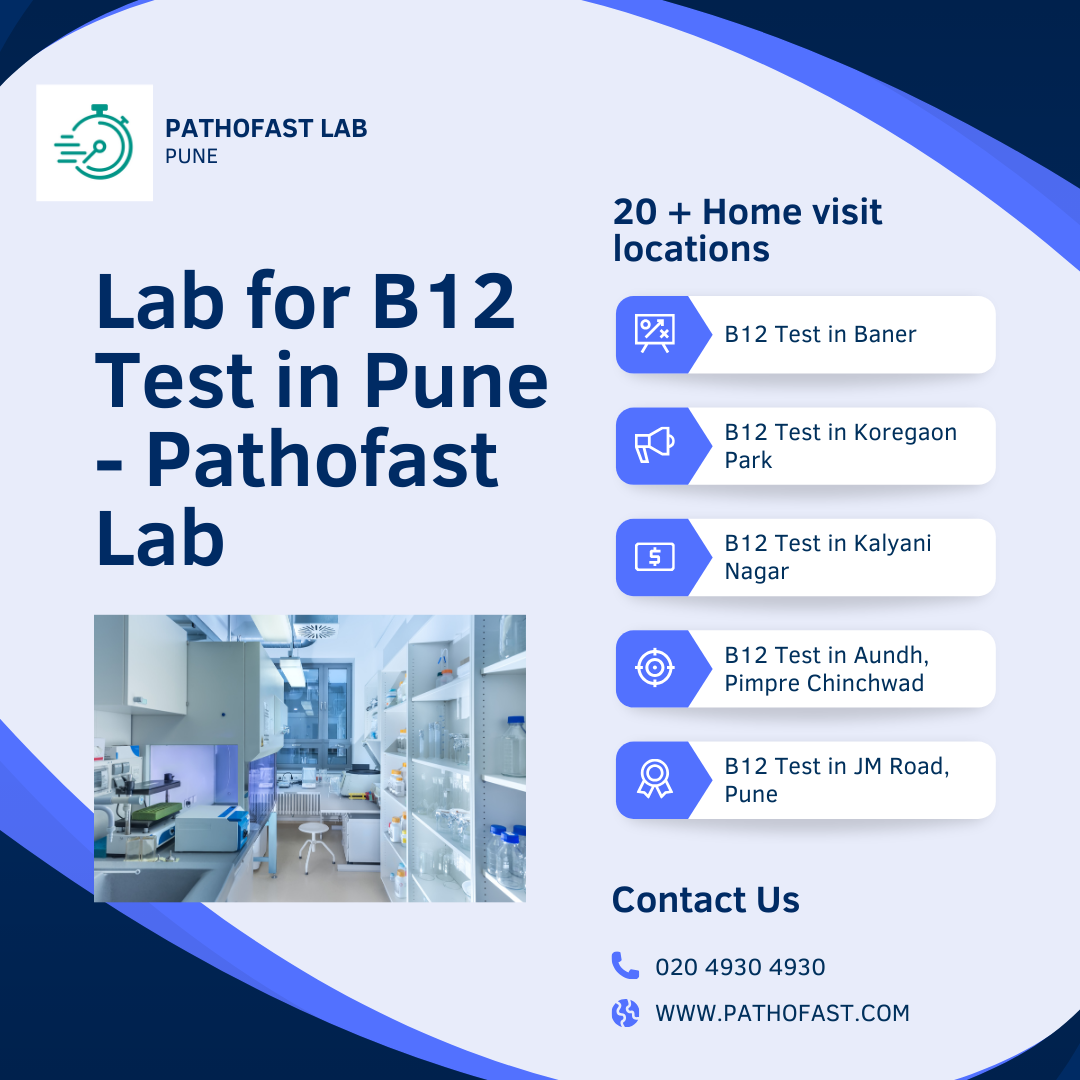 Vitamin B12 Test in Pune Near Me Price Rs 800